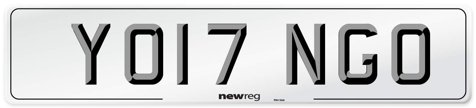 YO17 NGO Number Plate from New Reg